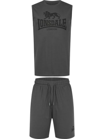Lonsdale T-Shirt "Allanton" in Grau