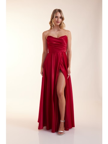 LAONA Kleid Satin Seduction Dress in Burgundy