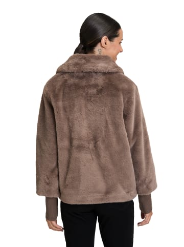 Betty Barclay Kunstfelljacke in taupe