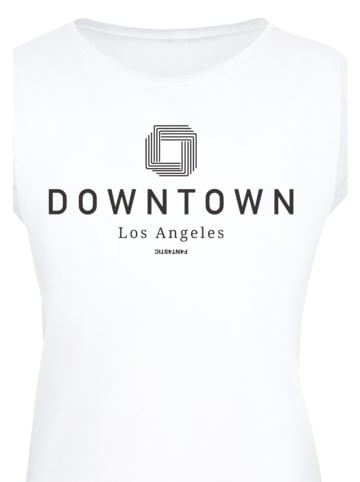 F4NT4STIC T-Shirt PLUS SIZE  Downtown LA Muster in weiß