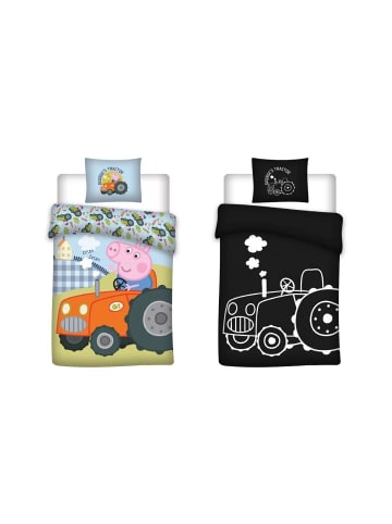Peppa Pig George's Tractor leuchtende Kinderbettwäsche