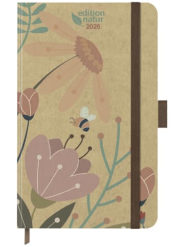 Korsch Kalender - Buchkalender Times Big12 Edition Natur Little bee 2026