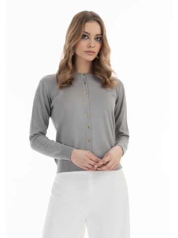 faina Damen Cardigan in Grau