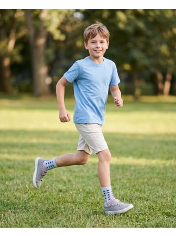 TupTam Kinder Socken Mädchen Jungen Bunt Gemustert 6er Pack in grau/rot