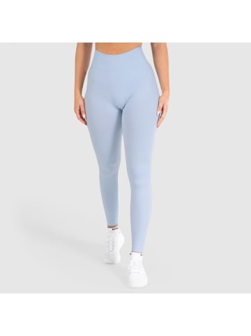 SMILODOX Leggings Slayton Scrunch in Hellblau