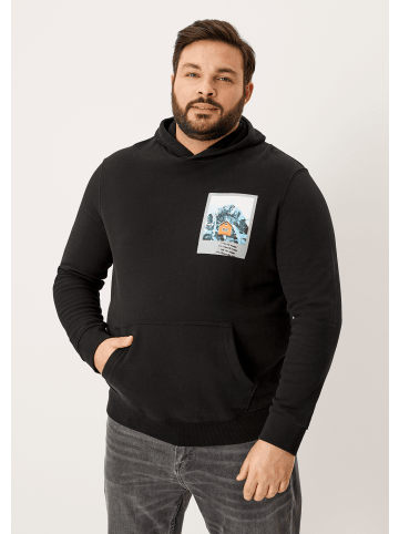 S. Oliver Sweatshirt langarm in Schwarz