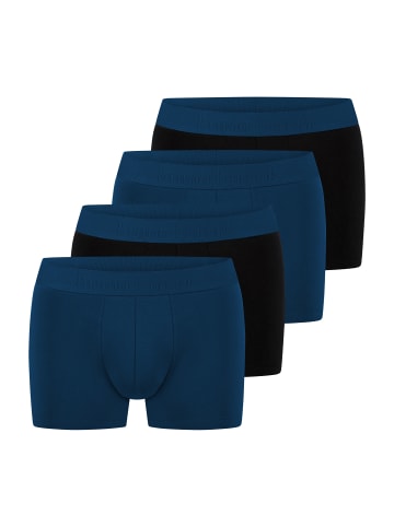 Bruno Banani Retro Short / Pant Flowing in Dunkelblau / schwarz