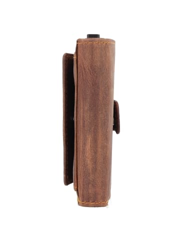 Greenburry Vintage Original Geldbörse RFID Leder 8 cm in braun