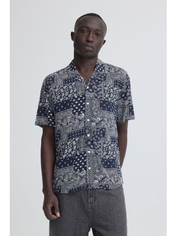 BLEND Kurzarmhemd BHAslak in Dunkelblau