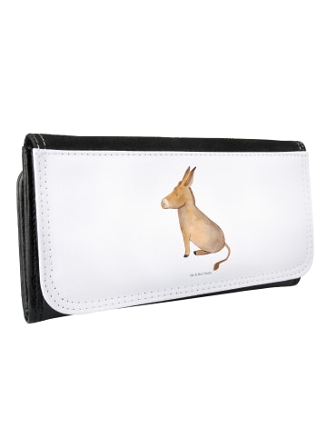 Mr. & Mrs. Panda Portemonnaie für Damen Esel ohne Spruch in Weiß