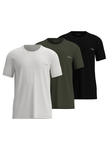 Tom Tailor T-Shirt 3er Pack in Grün