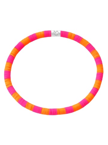 Glanzstücke München Armband aus Sterling Silber mit Heishi Perlen in silber