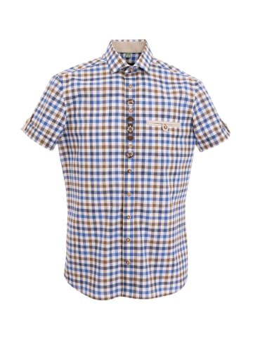 OS-Trachten Hemd 421006-3268 in kornblau