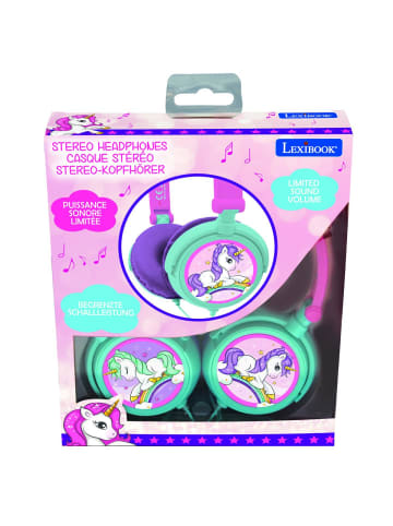 Lexibook Einhorn Stereo-Kabelkopfhörer faltbar