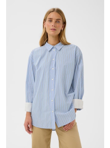 PART TWO Langarm - Hemd SavannaPW Relaxed fit in Hydrangea Stripe
