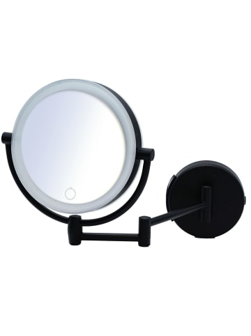 RIDDER Kosmetik-Hängespiegel Shuri mit LED schwarz