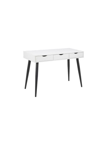 ebuy24 Schreibtisch Nete Weiß 110 x 50 cm