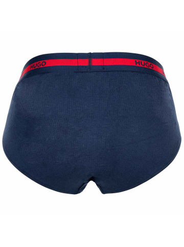 HUGO Slip 3er Pack in Blau