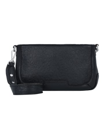 Cowboysbag Lovely leopard Umhängetasche Leder 25 cm black