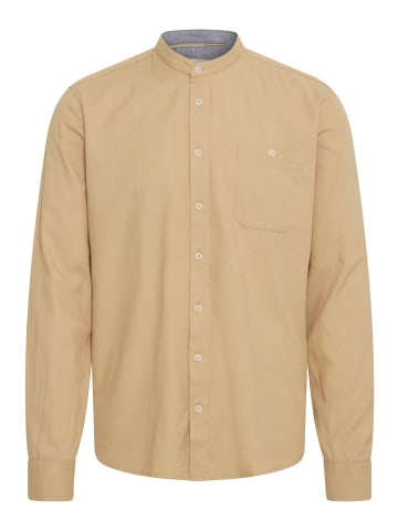 BLEND Langarmhemd BHBOBBY Shirt mandarin in Braun