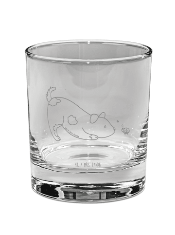 Mr. & Mrs. Panda Whiskey Glas Hund Marienkäfer ohne Spruch in Transparent