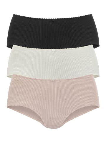 Vivance Taillenslip in rosé, creme, schwarz