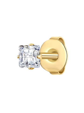 True Rebels Ohrringe aus Edelstahl Zirkonia in gelbgold