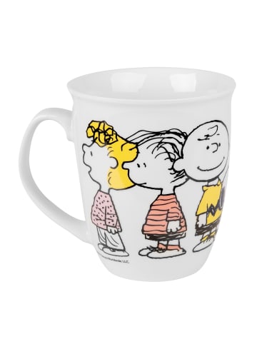 United Labels The Peanuts Family Tasse - Snoopy Kaffeetasse Kaffeebecher 280 ml in weiß