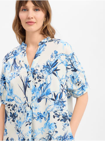 Robe Légère Tunikakleid in blau ecru - 0001