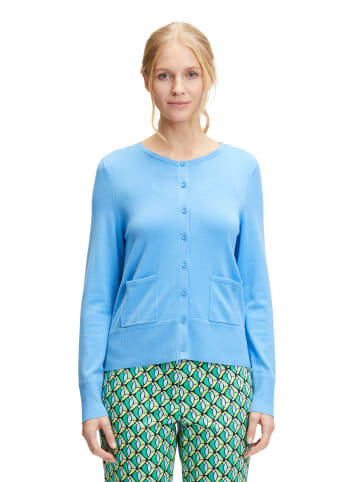 Betty Barclay Feinstrickjacke mit Knöpfen in Azure Blue