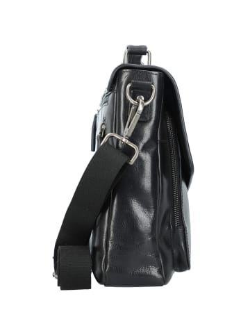 Leonhard Heyden Roma Aktentasche Leder 39 cm Laptopfach schwarz