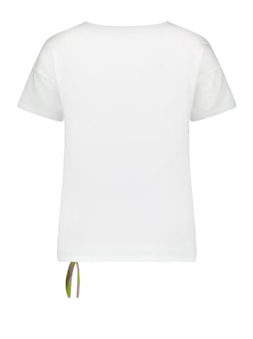 Betty Barclay Blusenshirt mit Schleifenknoten in Patch Cream/Green