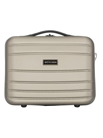 Wittchen Kosmetikkoffer Globe line Kollektion (H)33(B)28(T)17 cm in Beige