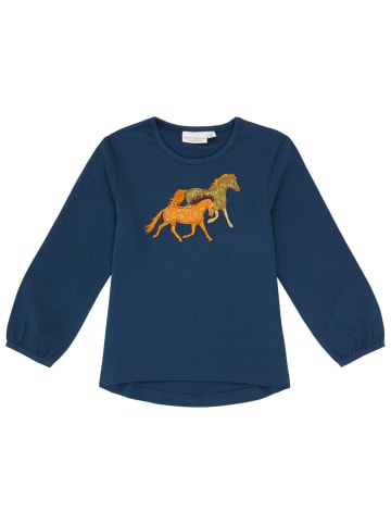 Sense Organics Longsleeve Pferde in Blau
