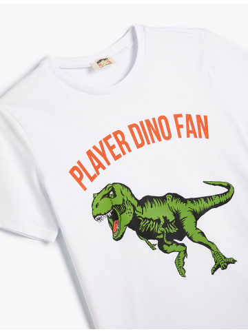 KOTON T-shirt in Weiß