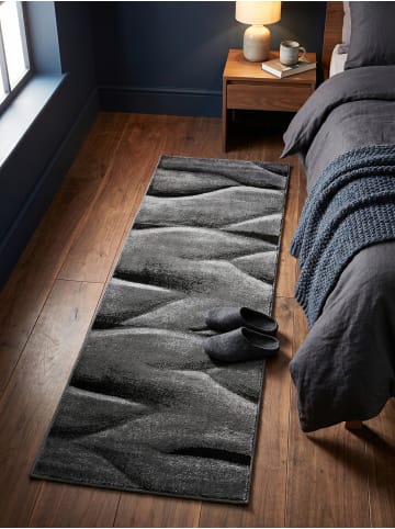 KADIMA DESIGN Teppich Kurzflor Waschbar Ombre SOLDA Strapazierfähig OEKO-TEX