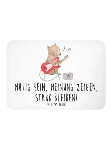 Mr. & Mrs. Panda Magnet Mutig zu seinen Meinungen stehen mit Spruch in Weiß