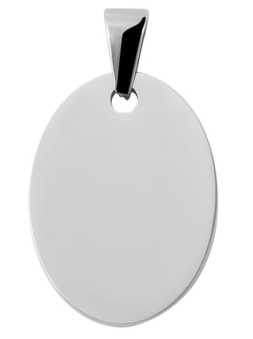 Adeliás Unisex Anhänger – Gravuranhänger aus Edelstahl in silber