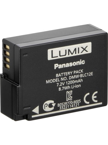Panasonic Batterie DMW-BLC12E in Schwarz