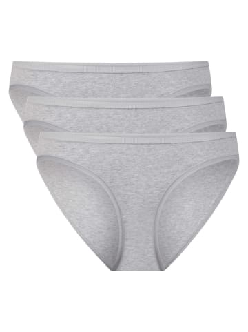 Bamboo Basics Slip 3er Pack in Grau