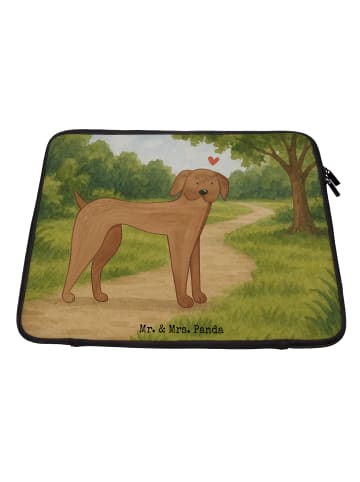 Mr. & Mrs. Panda Laptop Hülle Hund Dogge Design ohne Spruch in Weiß