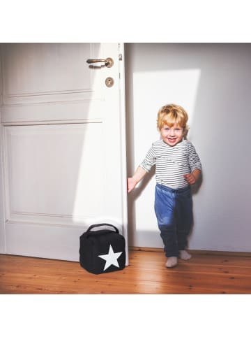 relaxdays Türstopper Stern in Schwarz - (B)15x (H)20 x (T)15 cm