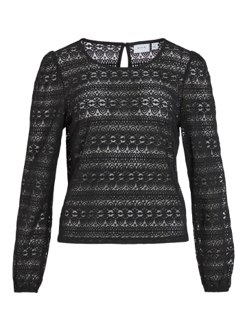 Vila Oberteil mit langen Ärmeln in Black