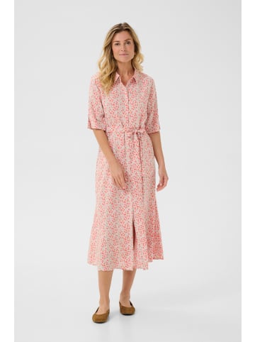 Cream Kleid CRTiah Feminine in Sepia Rose Flower