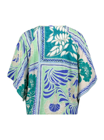 CARTOON Casual-Bluse mit Muster in Green/Blue