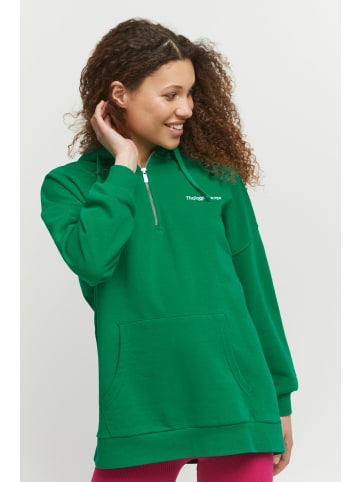 TheJoggConcept. Sweatshirt JCSAFINE HALFZIP HOODIE - 22800017  Kapuzenpullover mit Reißverschluss in Grün