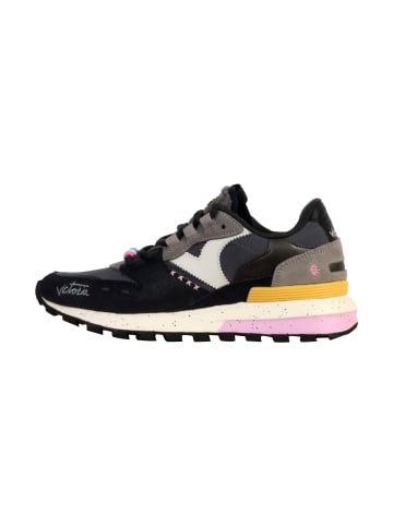 Victoria Leder-Sneaker Grau