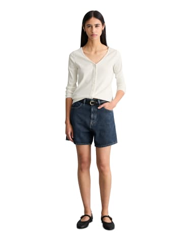 Marc O'Polo DENIM Pointelle-Cardigan slim in Silky White