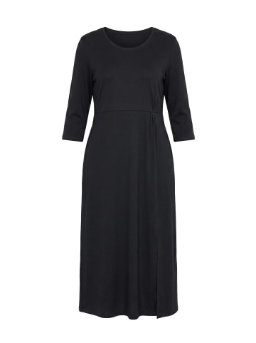 Ulla Popken Midikleid in schwarz