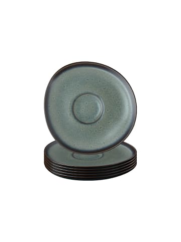 like. by Villeroy & Boch 6er Set Kaffeeuntertassen Lave in ø 15,2 cm in Gris